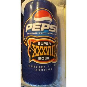 Pepsi Super Bowl XXXVIII 2004 Giant 3ft Inflatable Promo Can NFL Football#O67o